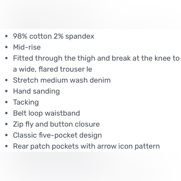 Stetson Women's Aztec Jeans, size 16R. Warn once. - Picture 8 of 9